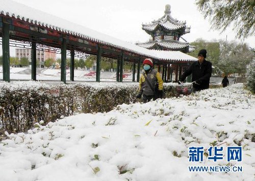 哈爾濱、大慶降下今年入冬以來第一場雪