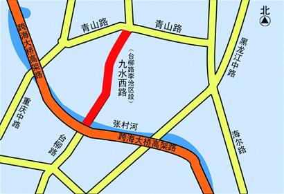 百年臺(tái)柳路11月底通車(chē) 投資1.6億拓為雙向六車(chē)道