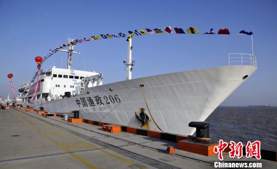 中國(guó)最大漁政船首航赴釣魚(yú)島海域執(zhí)行護(hù)漁維權(quán)任務(wù)