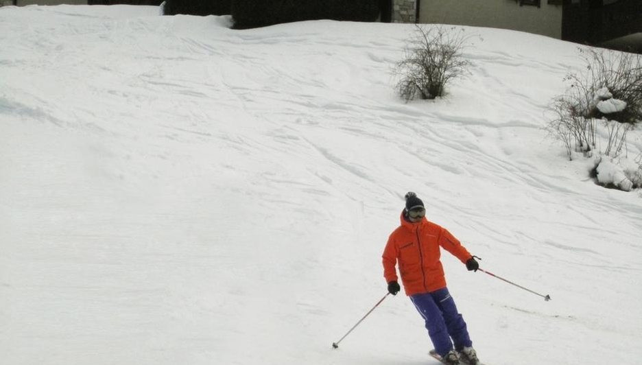 趙文卓攜妻女法國滑雪照曝光