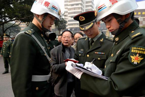 資料圖：重慶對軍車開展專項整頓。