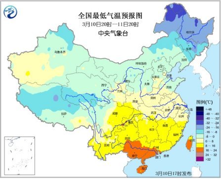 中東部將迎新一輪降溫 南方局部降幅達(dá)20-24℃